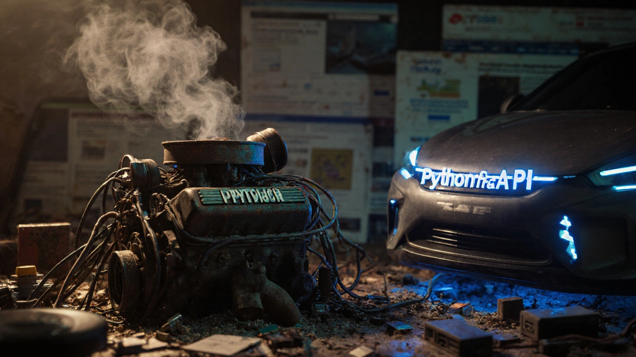 Was sind die Nachteile von PHP in der modernen Webentwicklung?