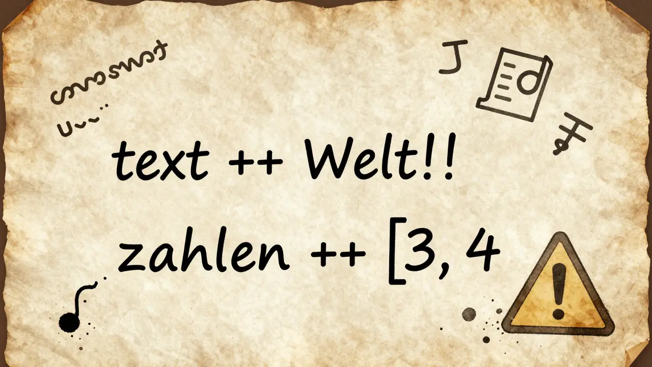 Handwritten Python code with string and list examples on parchment paper.