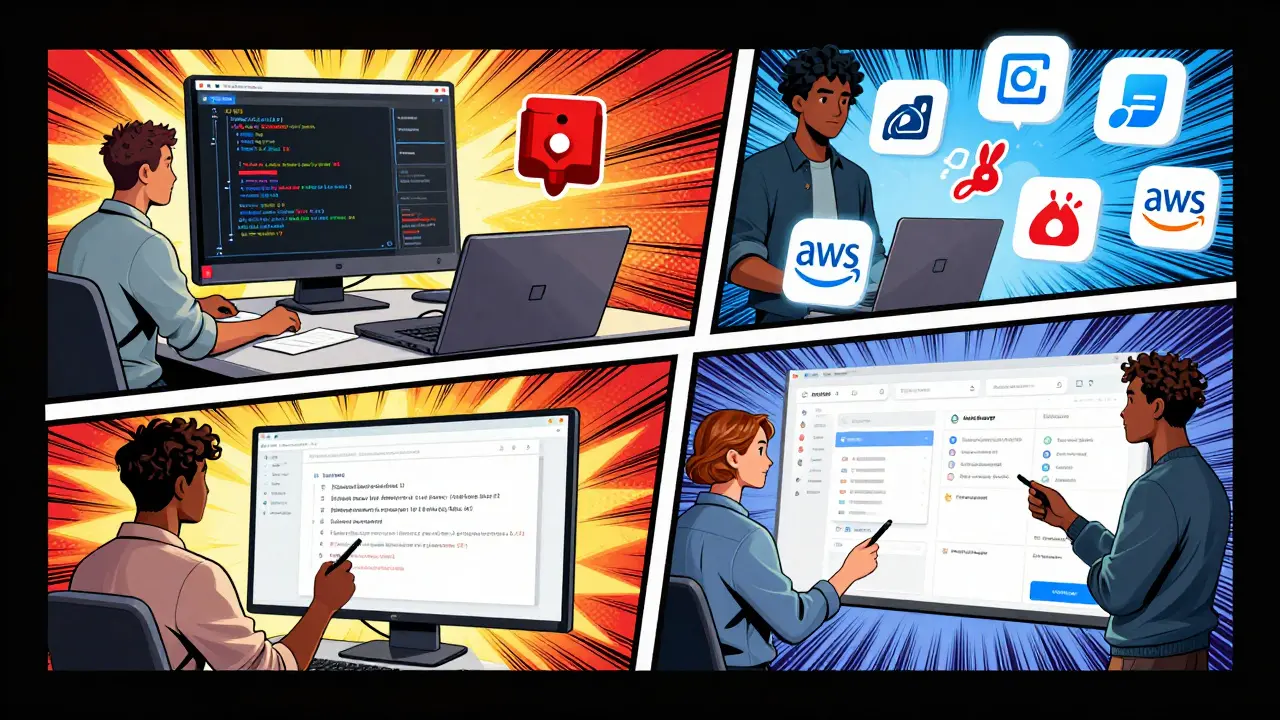 Team von Entwicklern in Österreich baut eine SaaS-Plattform mit Laravel, CI/CD und Testautomatisierung.